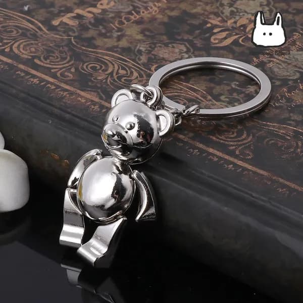 Металлический брелок для ключей Activity bear