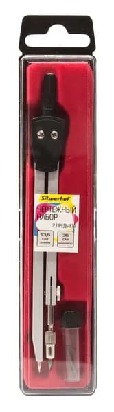 Готовальня 2 предмета Silwerhof металл 13.5см