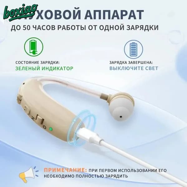 1 усилитель звука для слуховых аппаратов пожилых людей с функцией шумоподавления