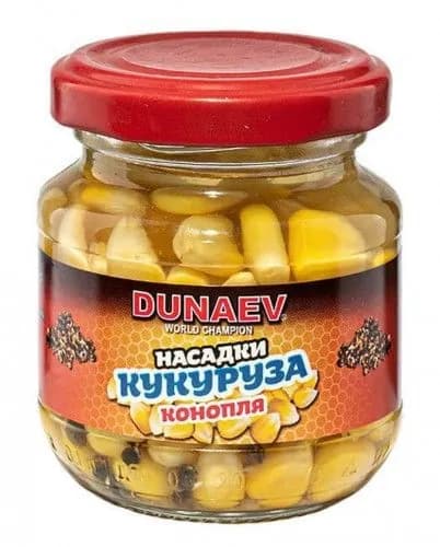 Насадки Dunaev КУКУРУЗА 0.10л КОНОПЛЯ (банка: стекло)