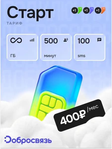 Сим карта: безлимитный интернет, бонусы, eSIM.