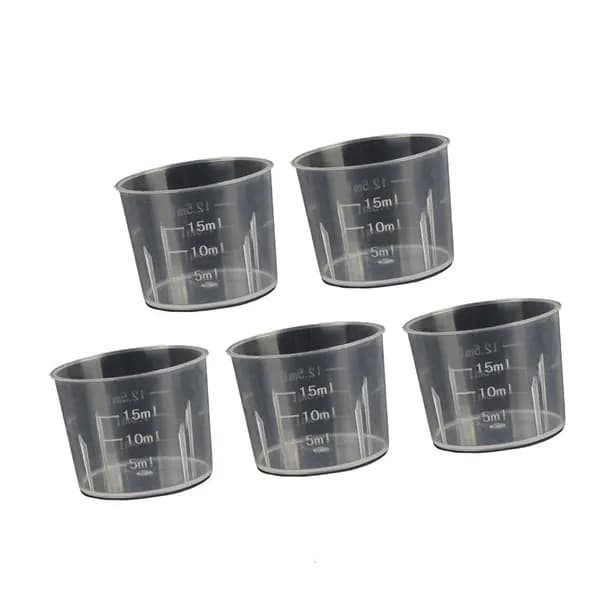 5 мерных цилиндров для кухни, 15 ml