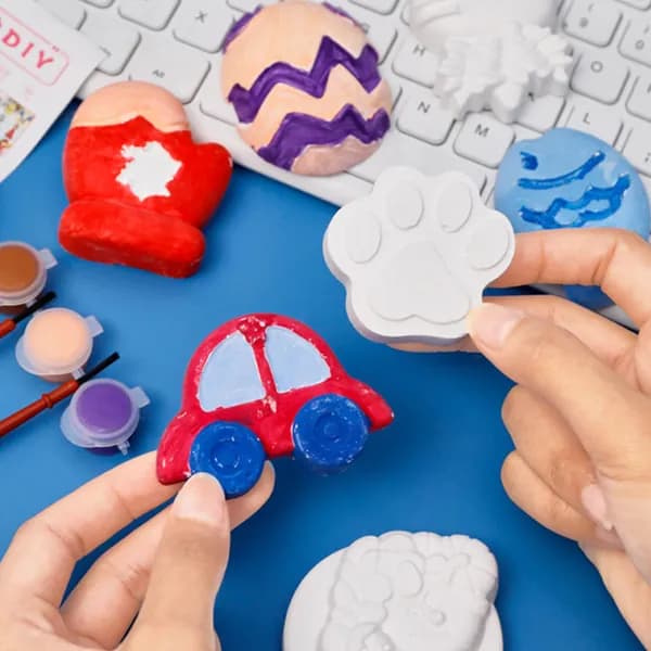 Детские DIY гипсовые фигурки для раскрашивания, набор для творчества