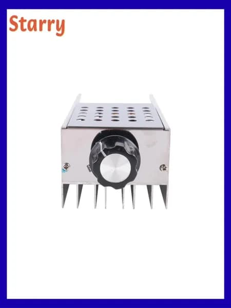 AC 220V 6000W SCR Регулятор напряжения, электронный диммер и термостат для управления скоростью мотора / в металлическом корпусе.