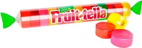 Мармелад жевательный Яблоко Персик Малина Fruit-Tella 52г