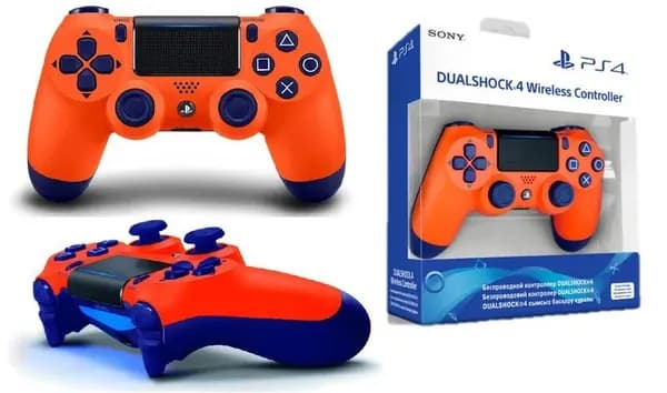 Геймпад Sony DualShock 4 v2 PS4 апельсин