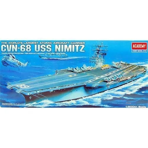 Academy 14213 1/800 CVN-68 Uss Nimitz сборная модель авианосца