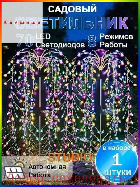 Уличный светильник, 1.2W, количество ламп:70шт