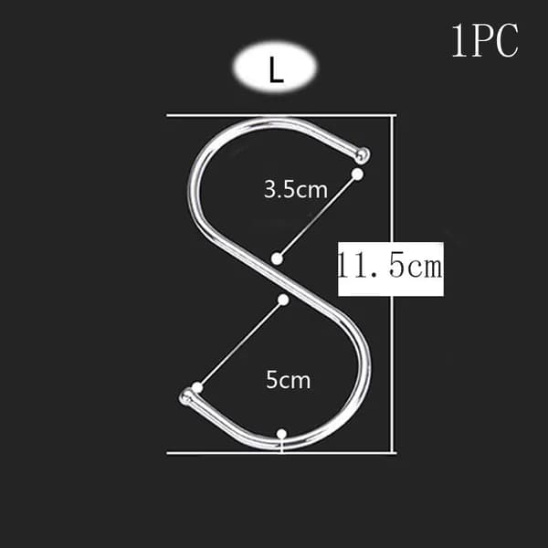 1/5/10Pcs S образный