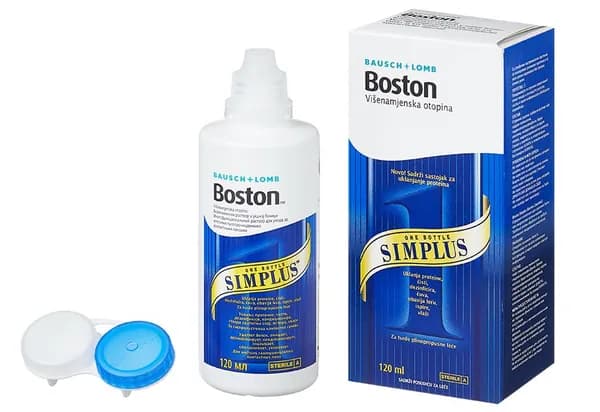 Раствор для линз Bausch + Lomb Boston Simplus 3в1 120 мл с контейнером