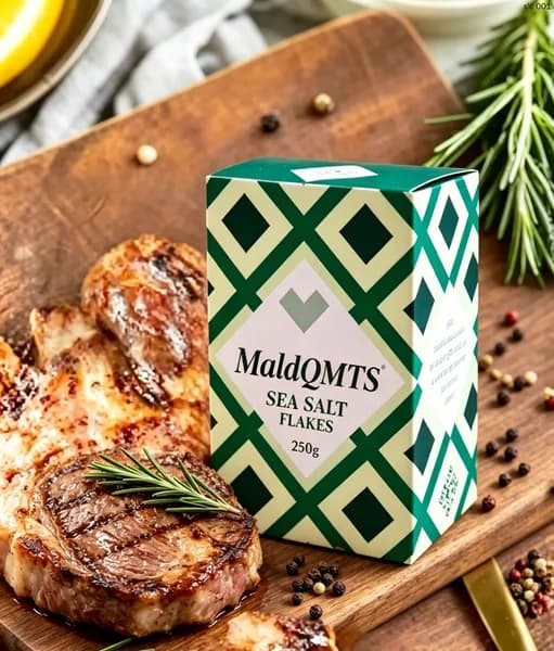 Хлопья морской соли Maldqmts, поваренная соль, 250 г