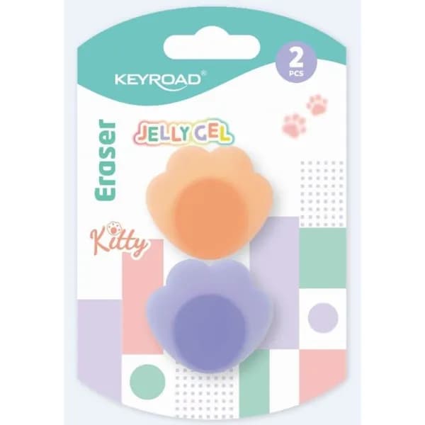 Набор ластиков KEYROAD "Jelly Gel collection", 2 шт.