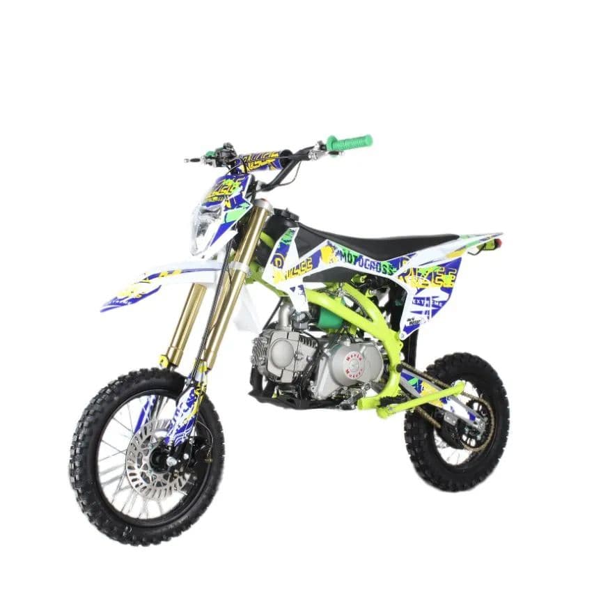Питбайк RIZEE 125 14/12 DB11-AE CLASSIC+ цвет огненный закат (125см3,электрост.,фара,приб. панель)