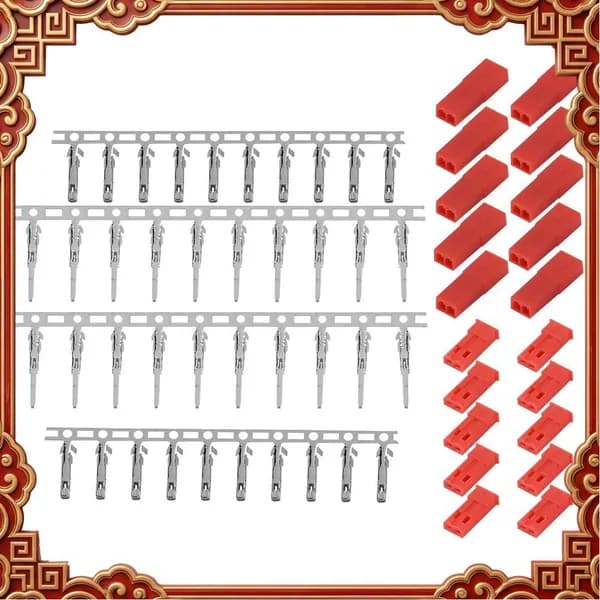 JST Female Male Pin, комплект из 20 мужских и 20 женских пинов, for использования в электрических вертолетах и моделях