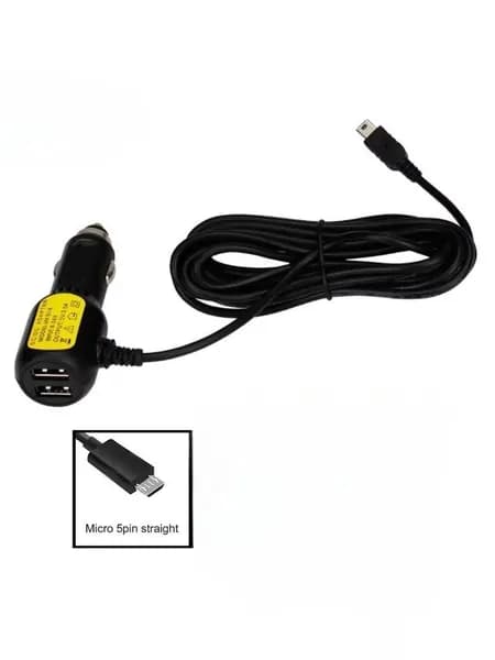 1 шт. USB-кабель с двумя USB-портами, 5 В/3,5 А, Mini / Micro 5-контактный, длиной 3,5 м, для подключения к прикуривателю, зарядное устройство для видеорегистратора