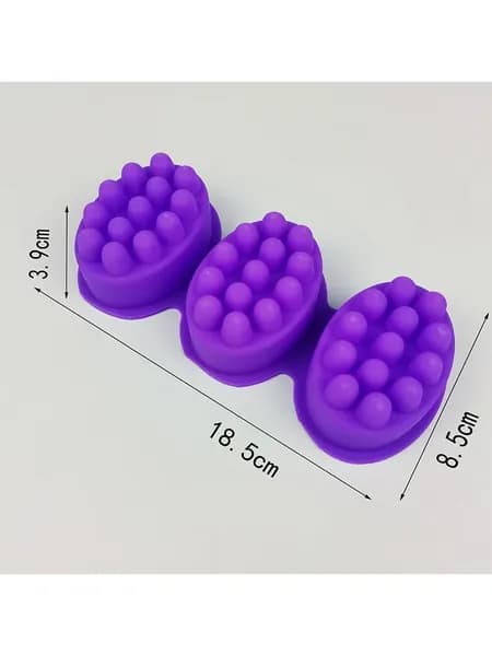 3D силиконовая форма для мыла, форма для массажа