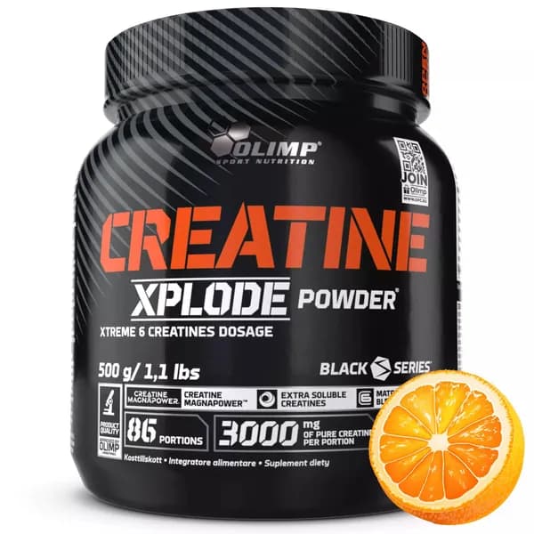 Креатиновый комплекс, 6 форм креатина Olimp Creatine Xplode Powder - 500 г, апельсин