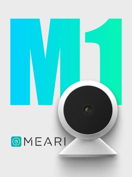 Внутренняя Wi-Fi камера видеонаблюдения IP - Meari M1 (4MP) с микрофоном и ИК подсветкой