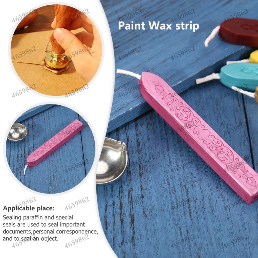 Восковая печать с сердечником для ручной герметизации писем и документов, 9 1,1 1,1 см, цвет персиковый