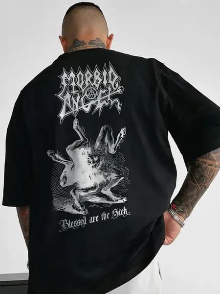 Morbid angel футболка на спине