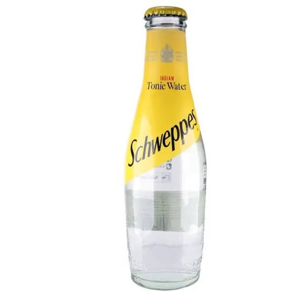 Schweppes indian tonic напиток сильногазированный / Швепс Индиан тоник 0,2*1шт. стекло Великобритания.