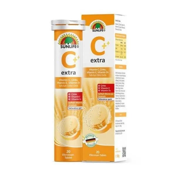 Sunlife Витамин С Экстра 1000 мг, 20 таблеток эфирного масла eftali Maracuja Aromal