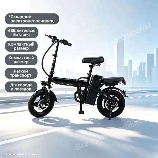 Электровелосипед 2026, 400 Вт