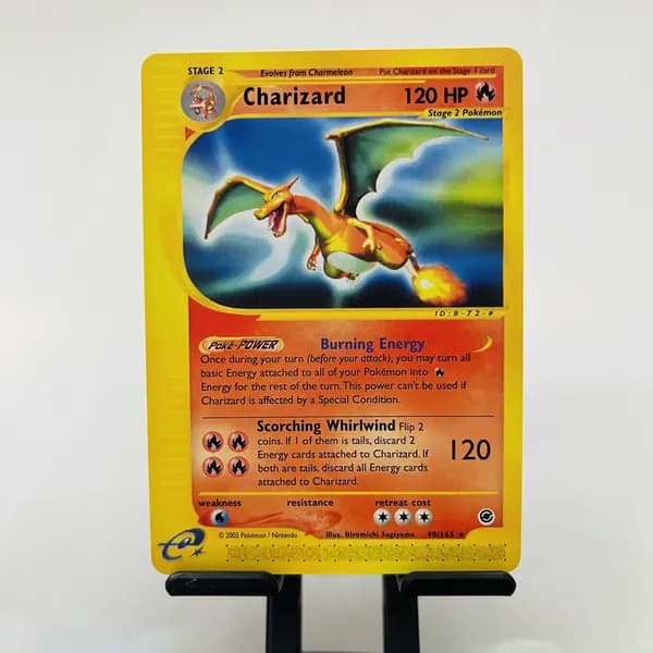 Портативные карты PKM X Настройка и прокси высококачественной Charizard Expedition (EX) #40