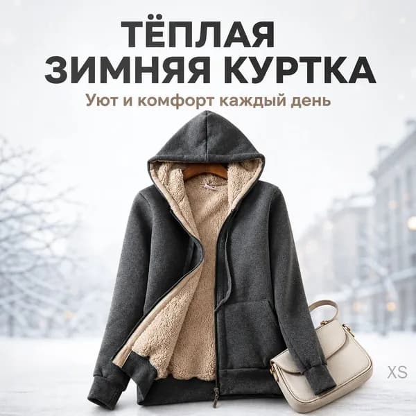 Толстовка hoodie-jacket-women-fleece