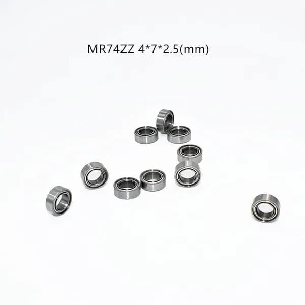 MR74ZZ 4 * 7 * 2,5 (мм) 10 шт. Металлические герметичные миниатюрные хромистые стальные подшипники