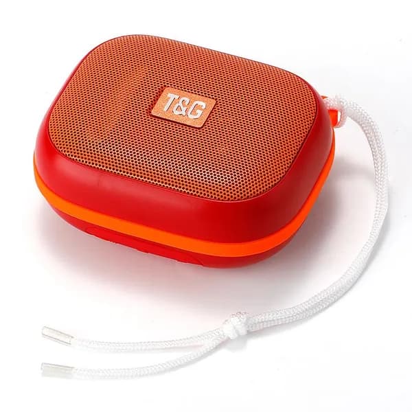 Мини портативная Bluetooth колонка T&G TG-394 для улицы, полная водозащита IPX7, Bluetooth 5.3, стерео TWS, динамик 52мм, ремень для переноски, много режимов воспроизведения