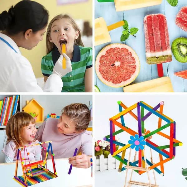 150 Штук Деревянных Паличек, Без Воска, Для Diy Творчества