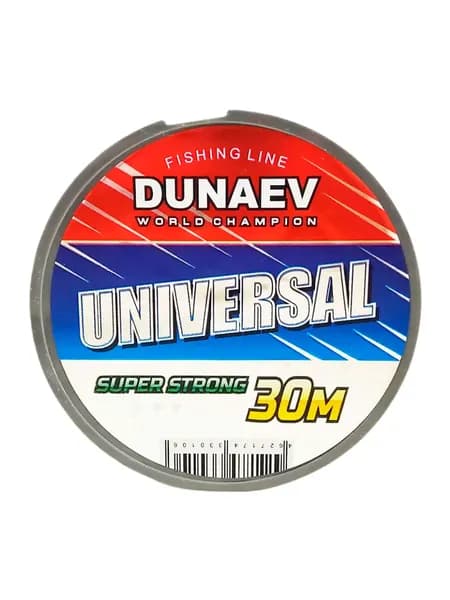 Леска монофильная Dunaev Universal 0.12мм (1.3 кг) 30м