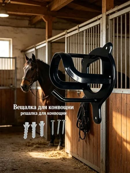 Эксклюзивный металлический кронштейн HV для уздечки