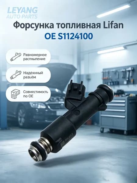 Топливная форсунка S1124100 для Lifan Cebrium, Solano, X60