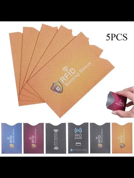 Кошелек RFID Защитный Карманный Держатель Синий Синий