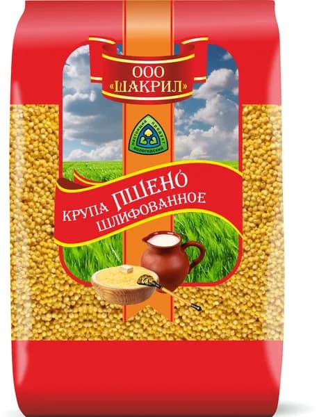 Крупа пшено шлифованное 750 г Шакрил