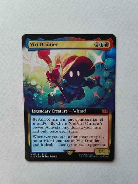 Портативные карты MTG Настройка и прокси Высокое качество без фольги Виви Орнитье 514
