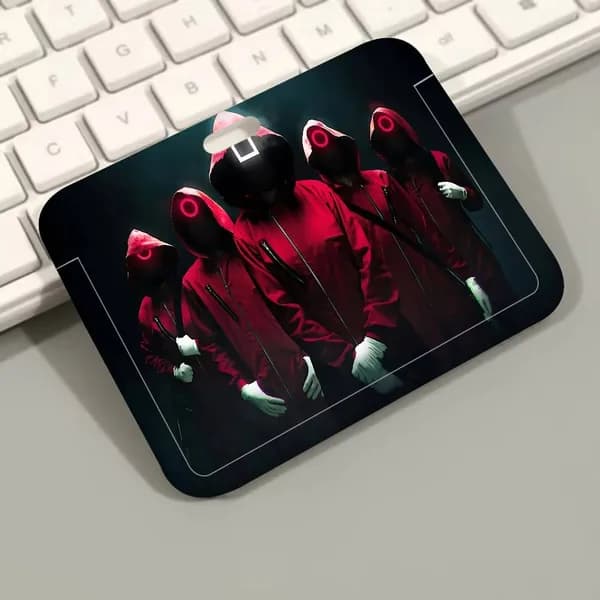 Squid Game Игра Кальмар Бейдж для пропуска на ленте/держатель для карт/чехол для пропуска