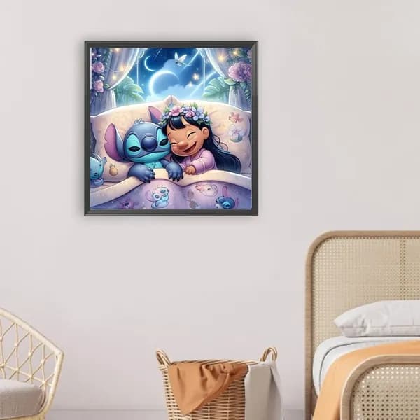 Диамантовая картина Стич Disney, 30 30 см, DIY-набор со стразами