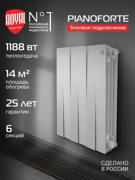 Радиатор биметаллический PianoForte 500