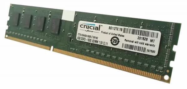 Crucial Оперативная память DDR3, 1600 МГц, 1 x (CT51264BA160B.C16FN2)