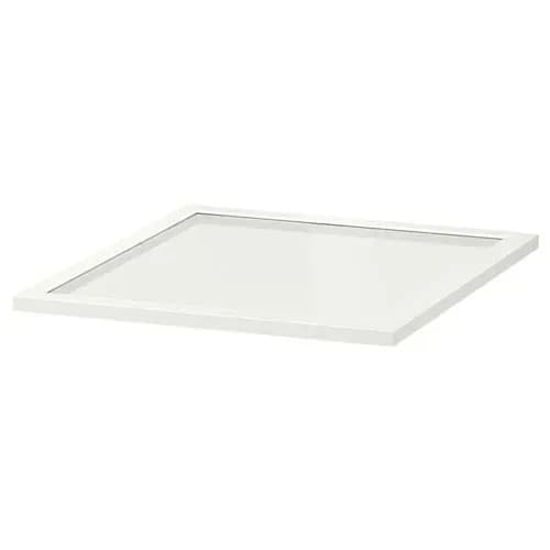 IKEA KOMPLEMENT стеклянная полка белый 50х58 см (00257646)