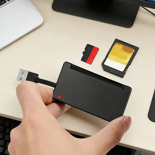 USB-ридера для карт SD и microSD с поддержкой одновременной работы с двумя картами