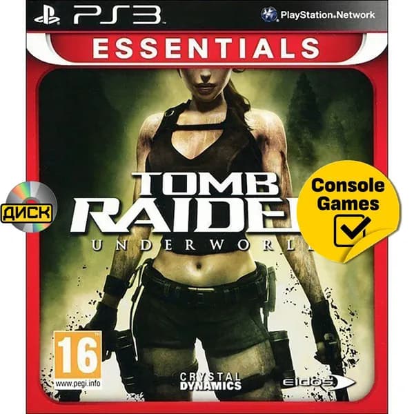 Игра PS3 Tomb Raider: Underworld (PlayStation 3, Английская версия)
