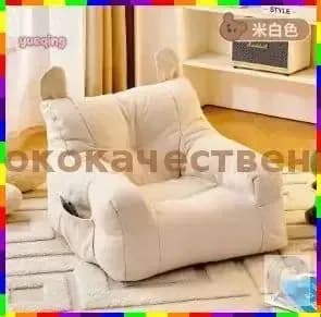 Прямой диван, механизм Юниор, 38х38х35 см,белый
