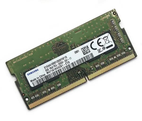 Оперативная память DDR4 8Gb 2666 MHz SODIMM PC4-2666V для ноутбука DDR4, 2666 МГц, 1 x 8 ГБ (M471A1K43CB1-CTD)