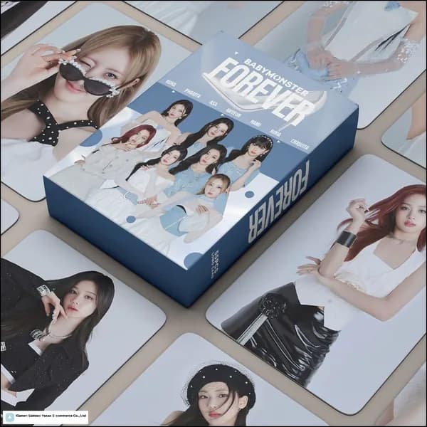 55 шт. BABYMONSTER LOMO карты K-POP FOREVER