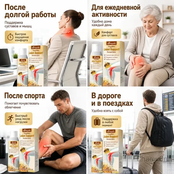 Спрей для ухода за суставами с пчелиным ядом - Мягкий спрей для мышц и суставов