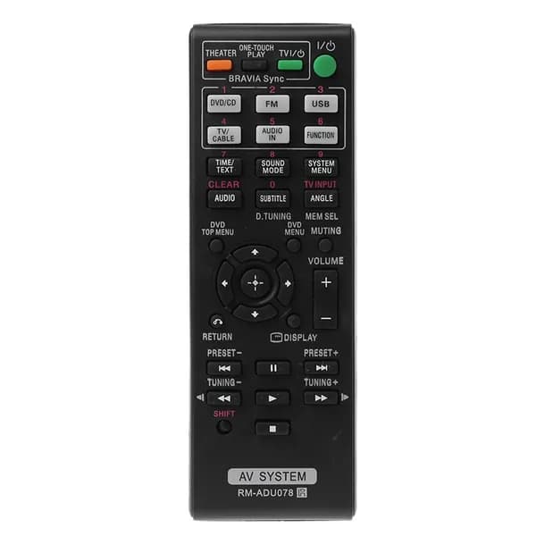 Пульт дистанционного управления аудиосистемой RM-ADU078 для Sony DAV-TZ710 HBD-DZ170 HBD-DZ171